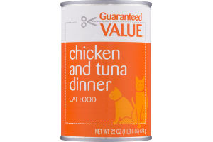Guaranteed Value Chicken And Tuna Dinner Cat Food