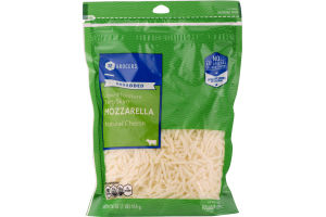 SE Grocers Shredded Low-Moisture Part-Skim Mozzarella Natural Cheese