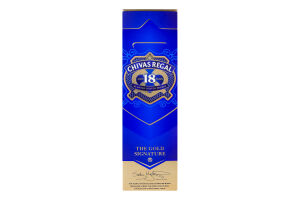 Віскі 1л 40% шотландське купажоване 18 років Chivas Regal к/у