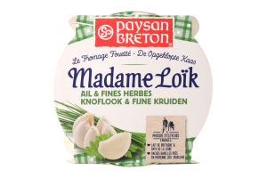 Сир Paysan Breton Мадам Лоїк з часником та травами