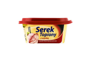 Сир плавлений з шинкою 27% 100г Mlekpol