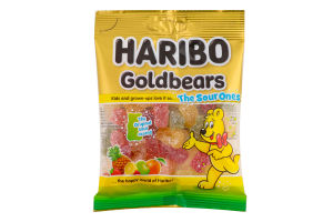 Конфеты жевательные кислые Золотые мишки Haribo м/у 100г