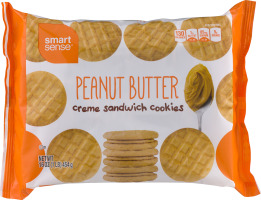 Smart Sense Peanut Butter Creme Sandwich Cookies