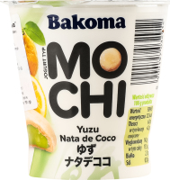Йогурт Bakoma Мочі з юзу та Ната де Коко
