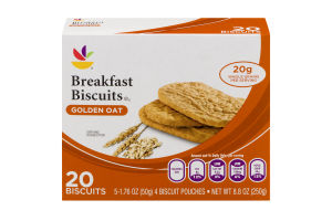 Ahold Breakfast Biscuits Golden Oat - 20 CT