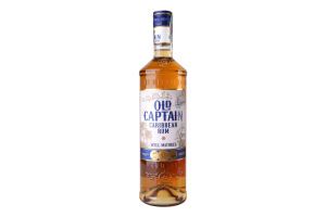 Ром 0.7л 37.5% Caribbean brown Old Captain бут