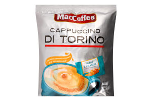 Напиток кофейный растворимый с соленой карамелью 3в1 Cappuccino Di Torino MacCoffee м/у 25г