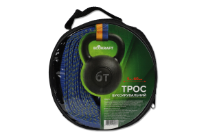 Трос буксирувальний 6т 60мм*5м ST206B-1 ATR16 Екокрафт