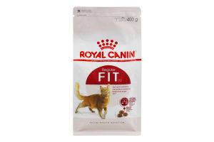 Корм сухой для взрослых котов от 1года Fit Royal Canin м/у 400г