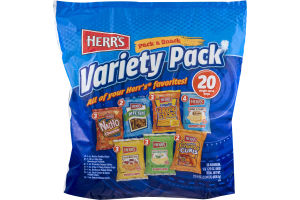 Herr's Pack a Snack Variety Pack - 20 CT