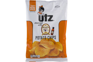 Utz Seasoned With Yuengling Traditional Hot Wing Sauce Potato Chips Family Size