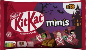 Вафлі у молочному шоколаді Minis Halloween break Kit Kat м/у 18х16.7г