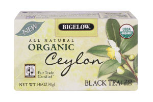 Bigelow All Natural Organic Ceylon Black Tea