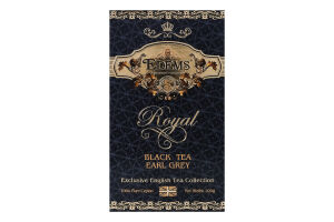 Чай чорний листовий Earl Grey Royal Edems к/у 100г