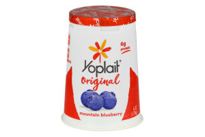 Yoplait Original Low Fat Yogurt Mountain Blueberry