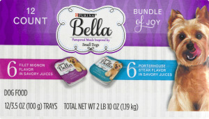 Purina Bella Dog Food Variety Pack - 12 CT