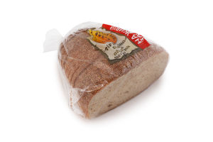 Хлеб половинка в нарезке белый подовый Фирменный Надзбруччя хліб м/у 450г