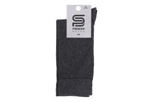 Шкарпетки чоловічі Premier Socks класичні Економ р.25 сірі