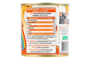 Молоко сгущенное 6% вареное с сахаром Ириска Mama Milla ж/б 370г