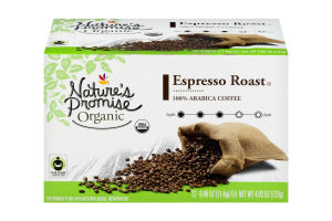 Nature's Promise Organic K-Cup Coffee Packs Espresso Blend - 12 PK