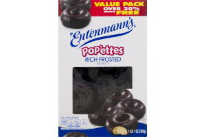Entenmann's Pop'ettes Donuts Rich Frosted