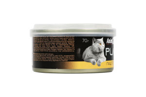 Корм д/котів Platinum Ніжний паштет з курки 70г ж/б AnimAll