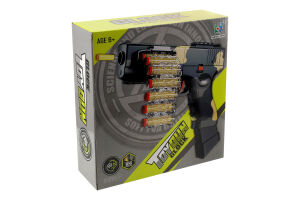 Игрушка для детей от 6лет 21см №VA304629 Бластер с электронной цепью Mengzhi toys 1шт