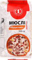 Мюсли Фруктовые ТМ "1" м/у 350г