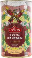 Чай чорний байховий цейлонський листовий Opa Premium Gourmet Hyson тубус 100г