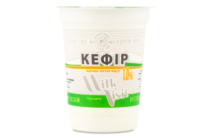 Кефір 1% 200г стакан Milk Visit