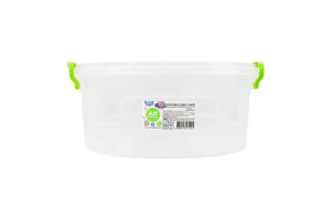 Контейнер универсальный 2.1л 210х200х93мм №3 Круглый Ал-Пластик 1шт