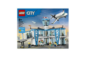 Конструктор для детей от 8лет №60502 Airport with airplane City Lego 887эл