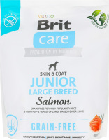 Корм д/молодих собак великих порід беззерновий з лососем сухий 1кг Бріт Кеа