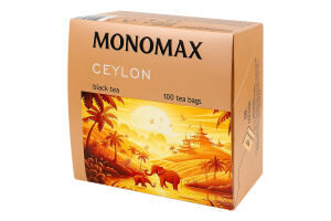 Чай черный цейлонский мелкий Monomax к/у 100х2г