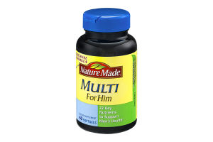 Nature Made Multi For Him Dietary Softgels Original Formula - 60 CT