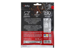 Говядина вяленая Техасская OбJerky м/у 50г