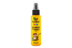 Засіб репелентний Kids від комарів та мошки 90мл спрей Forest