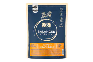 Корм д/собак середніх порід Premium Balanced Formula М'ясне асорті 300г Home Food