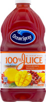 Ocean Spray 100% Juice No Sugar Added Cranberry Mango