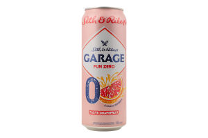 Пиво спеціальне 500мл безалкогольне пастеризоване Taste Grapefruit Fun Zero №0 Seth&Riley's Garage з/б