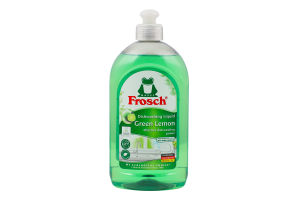 Рідина д/миття посуду Зелений лимон 500мл Фрош