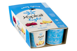 Yoplait Light Fat Free Yogurt Strawberry & Harvest Peach - 8 CT
