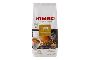 Кава смажена в зернах Aroma gold Kimbo м/у 1кг