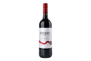 Вино безалкогольне 0.75л 0% червоне Merlot Pierre Zero пл