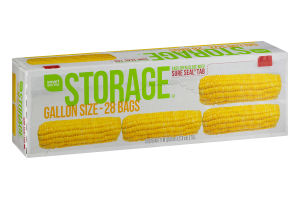 Smart Sense Storage Bags Gallon Size - 28 CT
