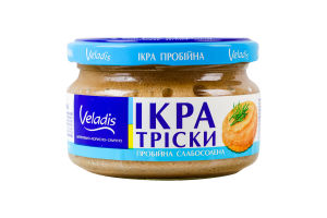 Икра трески пробойная Veladis сл/с с/б 180г