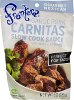 Frontera Slow Cook Sauce Garlic Pork With Lime + Chipotle
