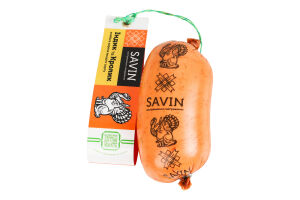 Ковбаса варена Індик та кролик Savin Product в/с кг