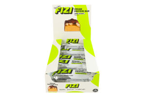 Батончик протеиновый в шоколаде с начинкой со вкусом карамели, арахисом и фундуком Nutty Caramel Fizi м/у 40г