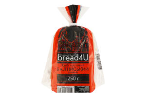 Хлеб половинка в нарезке тостовый Балтийский Bread4U м/у 250г